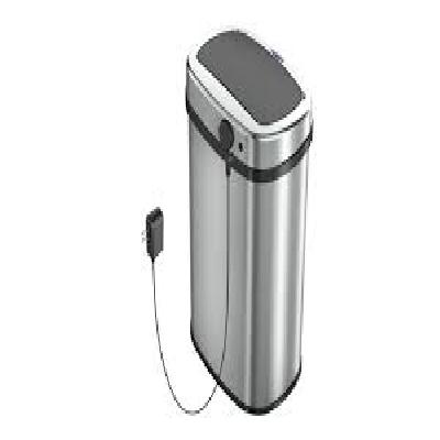 Automatic  Belem Intelligent Motion Sensor Series  Stainless Steel 9l Trash Bin, Brushed Steel