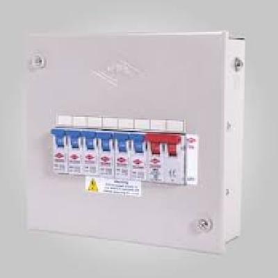 HPL DB SPN 4 DX Double Door Distribution Board 4 Way White