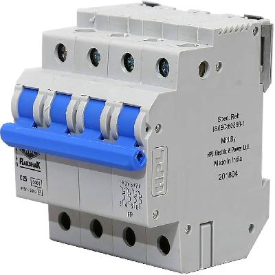 HPL Rakshak (MCB) Miniature Circuit Breakers C Curve 25Amp Four Pole