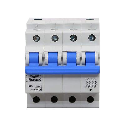 HPL Rakshak (MCB) Miniature Circuit Breakers C Curve 63 Amp Four Pole