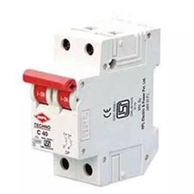 HPL Rakshak (MCB) Miniature Circuit Breakers C Curve 6Amp Double Pole
