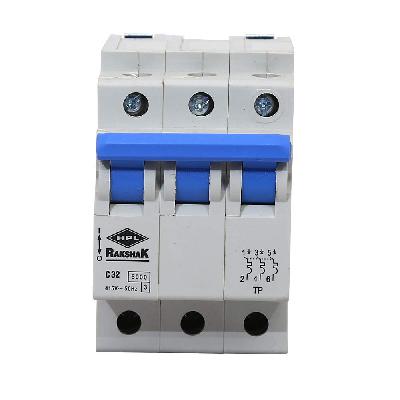 HPL Rakshak (MCB) Miniature Circuit Breakers C Curve 6Amp Three Pole