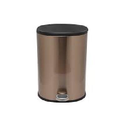 Soft Step KANOR Stainless Steel Pedal Series 12 Litre Trash Can, Champagne Gold