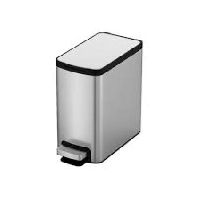 Soft Step TULA  Stainless Steel Pedal Series 12Litre Trash Can,  MoonLight White