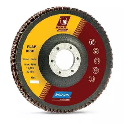 Norton Flap Wheel 4inches 60 Grit 80, 120 36 Grit