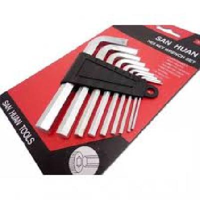 San Huan Mild Steel Allen Key Set