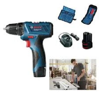 Cordless Drill Driver Bosch GSR 120 LI (Double Battery) Professional