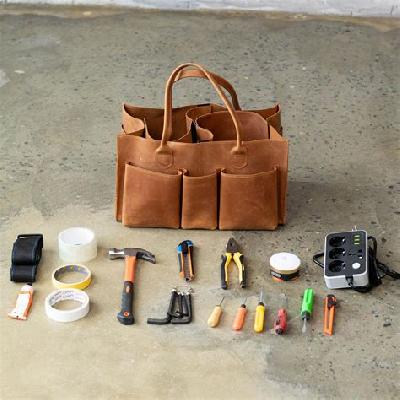 Heavy Duty Leather Tool Bag