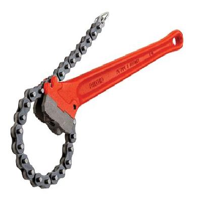 Chain Pipe Wrench Heavy With Interchangeable Jaws