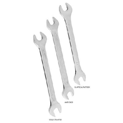 Double Open Cold Coined Stamped End Spanner