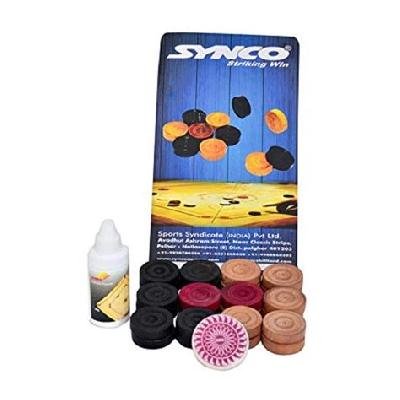 Good Quality Strydo Series Jumbo Carrom Coins, Carrom Equipment With Carrom Strikers