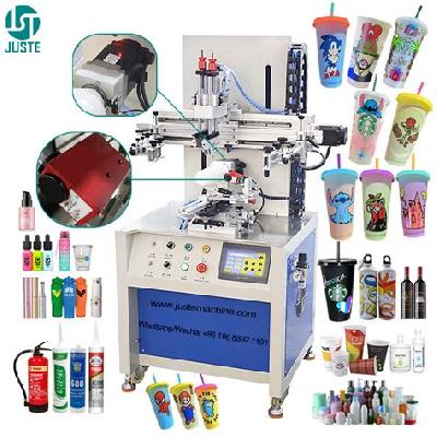 Pneumatic Mini Screen Printing Machine for Round Products