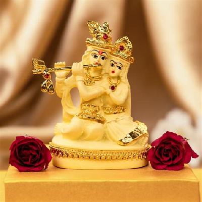 RADHA SWAMI CAR DASHBOARD IDOL AND FIGURINE