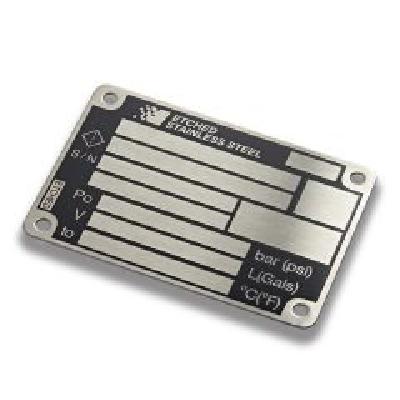 Serial Number Industrial Name Plates