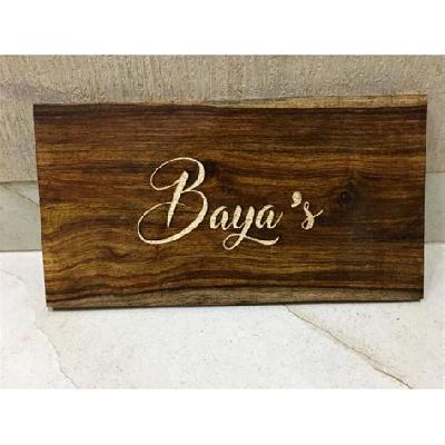 Wooden Name Plates