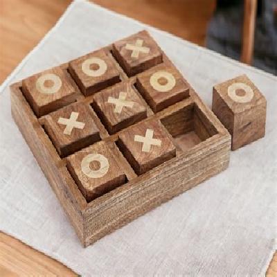 Wooden Tic Tac Toe