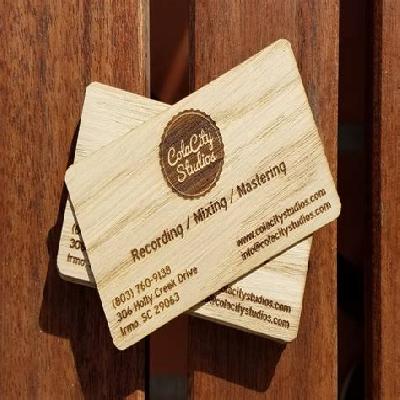 Wooden Visiting Cards