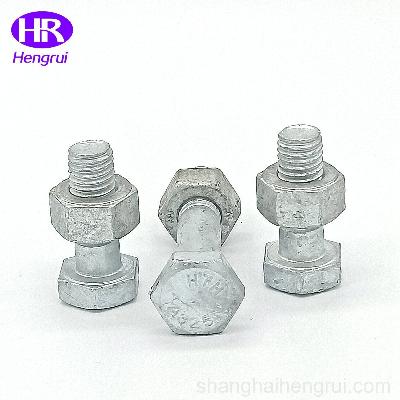 Hot Dip Galvanized Bolt Full Thread 8.8. 10.9.  12.9.
