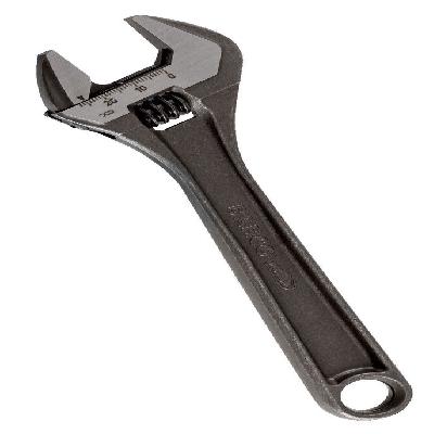 Black Adjustable Wrench