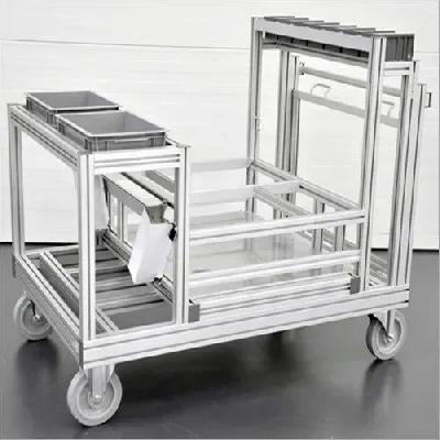 Mild Steel Material Handling Trolley