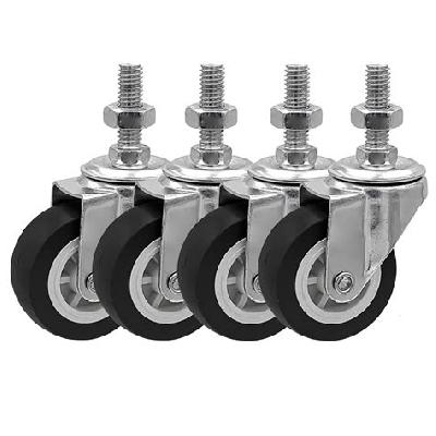 Polyurethane Pu Black Caster Wheels