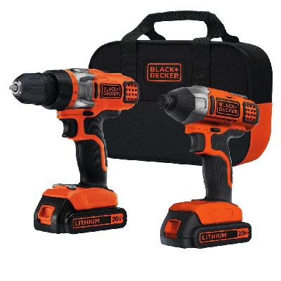 Black Decker 20V MAX Lithium 2 Speed 1 2 In. Drill And Driver