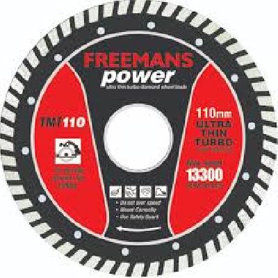 Freemans TMT 110 Thin Turbo Diamond Wheel Blade