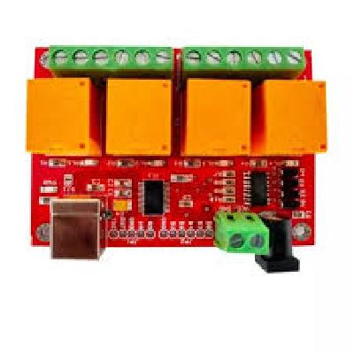 USB 4 Channel Relay Board-FT245RL