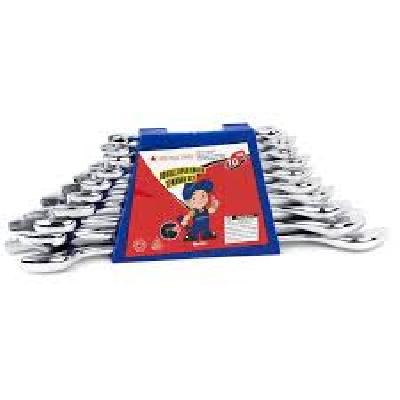 Double Open End Spanners Sets Plastic Rack Packaging