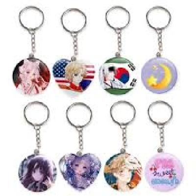 Keychain With Click Button