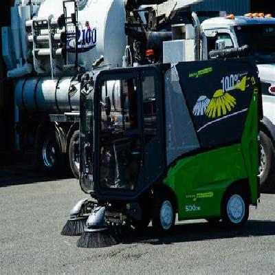 Green Machines Electrical Street Sweeper