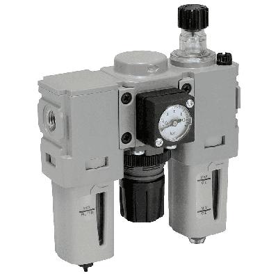 Standard Modular 3-Unit Micro-Mist FRL Combo - 17B Series