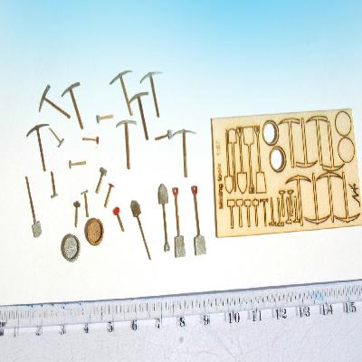 Miniature Mining Tool Set