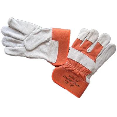 Jeans and Leather Gloves