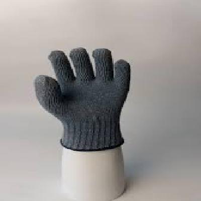 Plain Jean Fabric Hand Glove