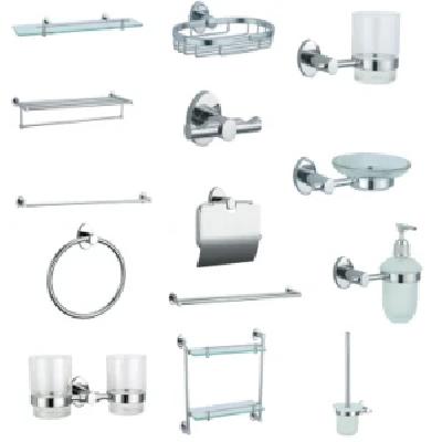 Brass and SS 202 Bathroom Accessories