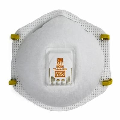 3M - 8511 N95 Particulate Respirator Covid Protection, (White)