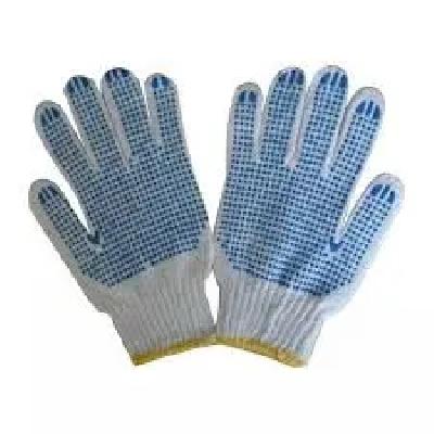 Cotton Pvc Dotted Hand Gloves