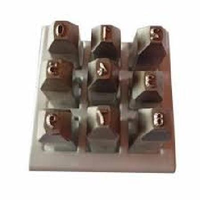 Dotted Low Stress Letter Punch Set