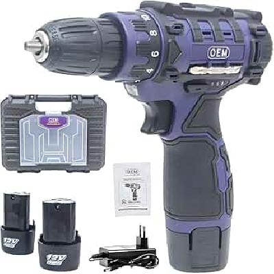 OEM Cordless Drill 10mm with Two Batteries