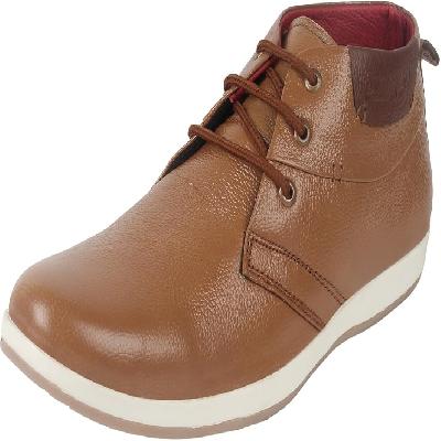 Guava Black Leather Ankle Shoes