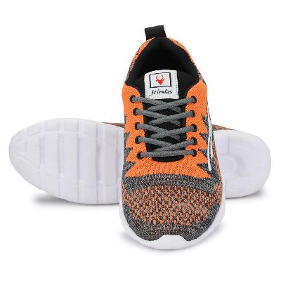 Hirolas Sports running Shoes - HRO1929 - Grey, Blue, Orange