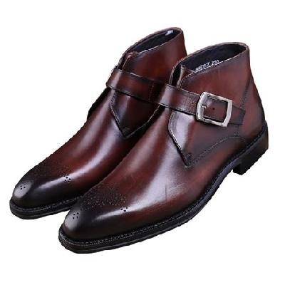 Leather Ankle Formal Shoes