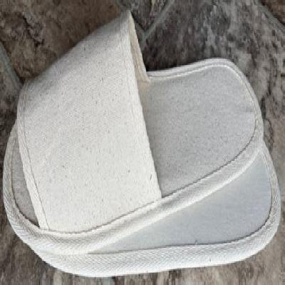 Left Right closed Toe Bio-Degradable Natural Slipper without Padding