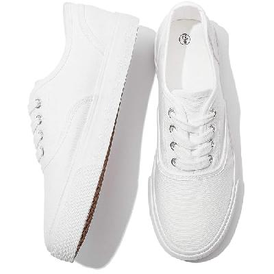 White Canvas Sneakers for Male and Female