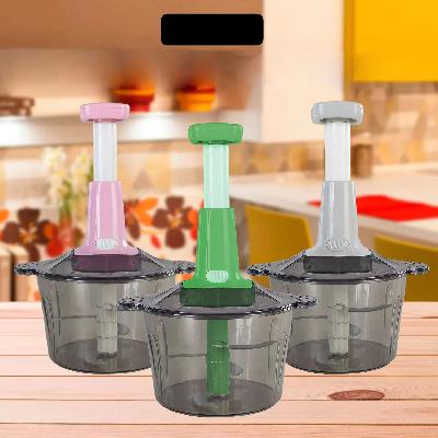 Easy Spin Pull Rope Cutter Chopper Slicer Hand Meat Grinder Mixer Food