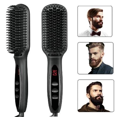 Hair Styler for Men Electric Beard Straightener Massage Hair Comb