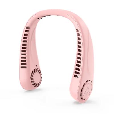 Neck Portable Personal Neck-Hanging Rechargeable Neckband Cooling Sport Fan 3 Speeds And 360 Degree