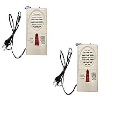 Water Tank Overflow Plastic Alarm Bell with Multiple Voice Sound (Standard, Wired, White)