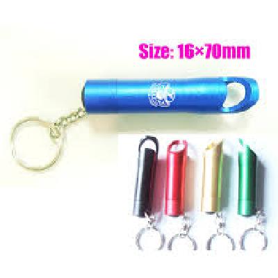 Key Chain With Bottle Opener And Torch